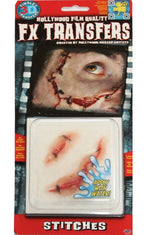 Skin Stitches 3D Special Effects Transfer Halloween Wound