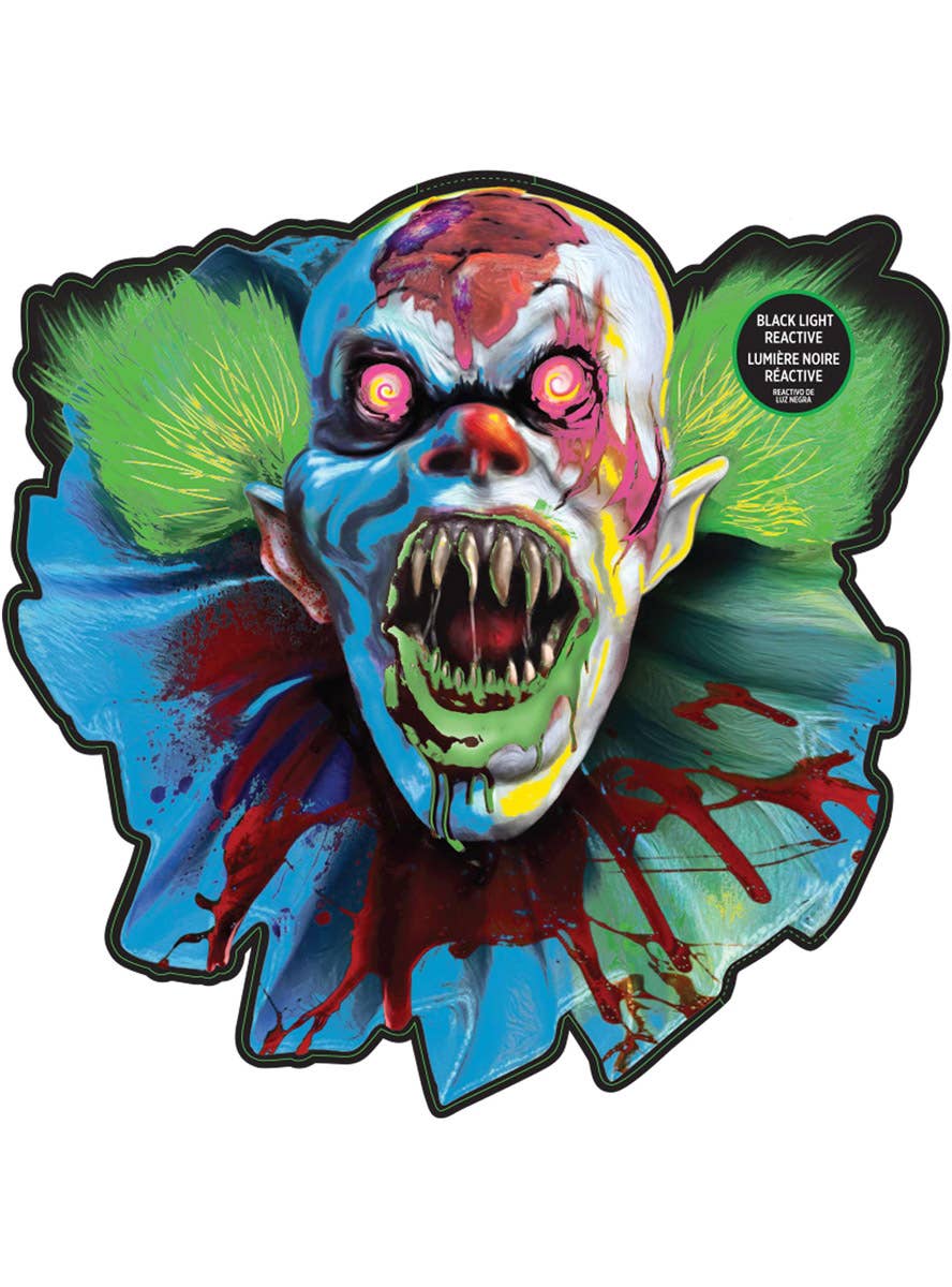 Image of Creepy Carnival UV Reactive Cut Out Halloween Decoration