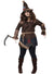Image of Creepy Scarecrow Plus Size Women's Halloween Costume - Front View