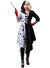 Image of Hooded Dalmatian Diva Women's Plus Size Costume - Front View with Hood Down
