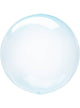 Image of Crystal Clearz Blue 50cm Round Bubble Balloon