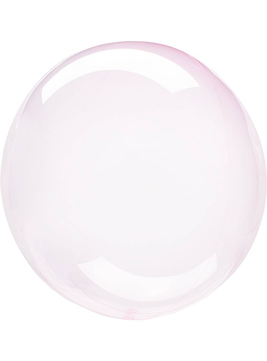 Image of Crystal Clearz Light Pink 50cm Round Bubble Balloon