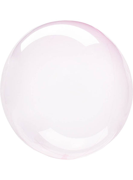 Image of Crystal Clearz Light Pink 50cm Round Bubble Balloon