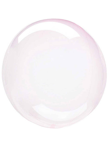 Image of Petite Crystal Clearz Light Pink 30cm Round Bubble Balloon