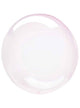 Image of Petite Crystal Clearz Light Pink 30cm Round Bubble Balloon