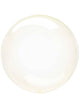 Image of Petite Crystal Clearz Yellow 30cm Round Bubble Balloon