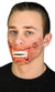Latex Stapled Mouth Halloween SFX Prosthetic Makeup Appliance