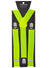 Bright Fluro Neon Yellow Braces Costume Accessory Suspenders - Main Image