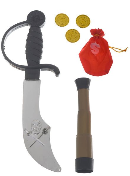 4 Piece Pirate Accessory Set for Children