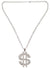 Silver Dollar Sign Deluxe Gangster Costume Jewellery Accessory
