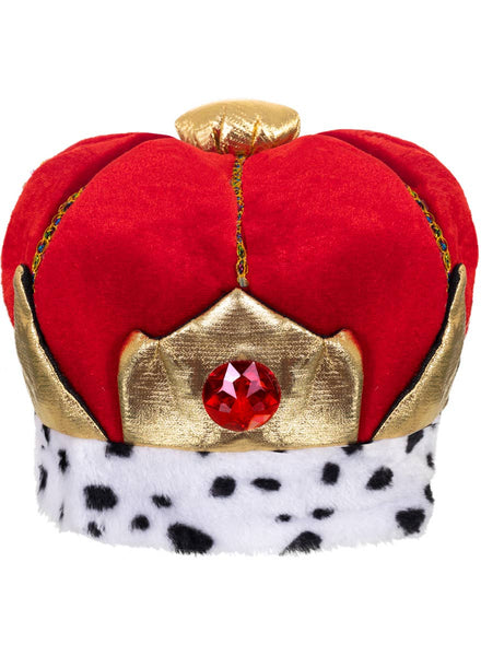Red and Gold King Costume Crown
