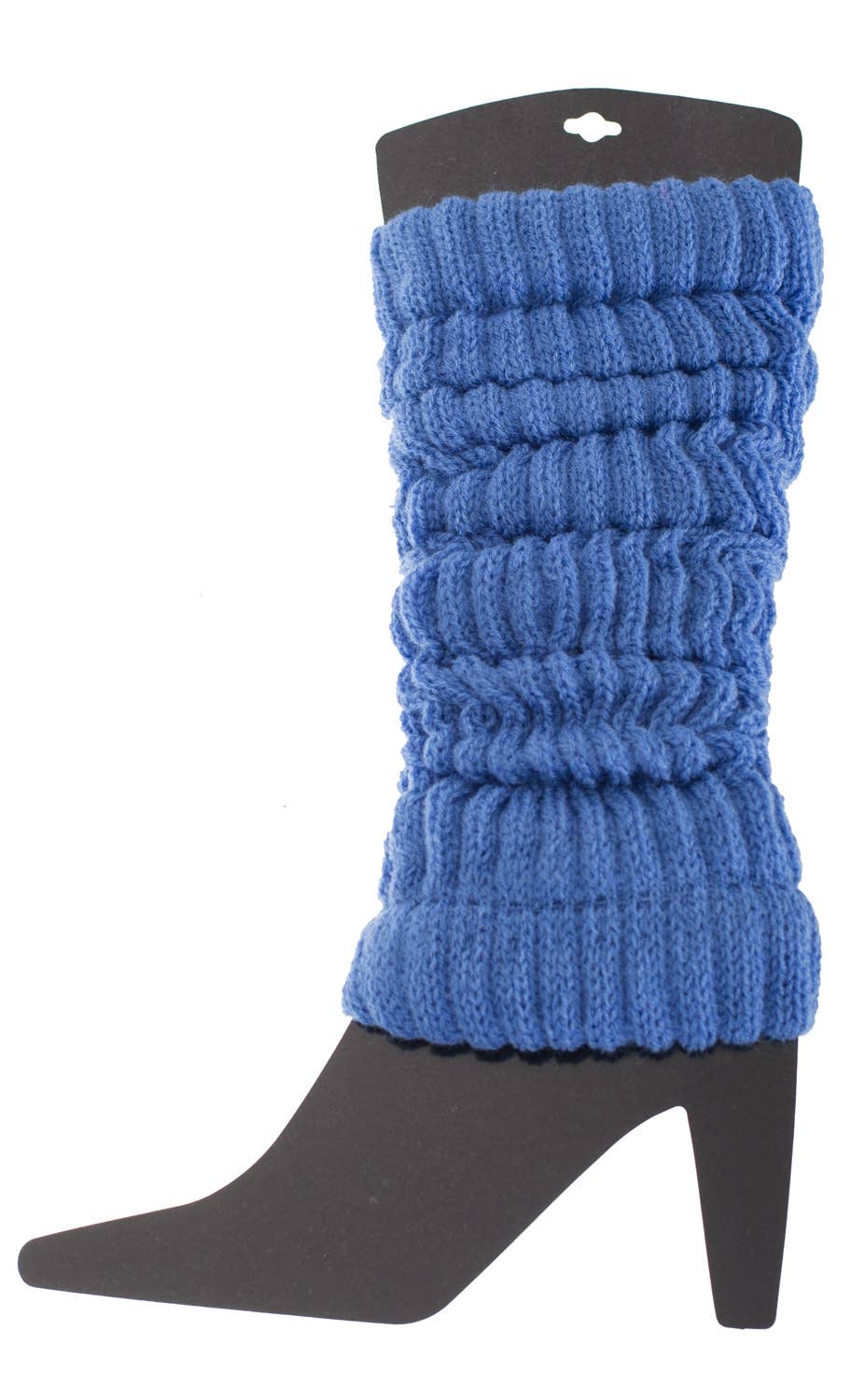 1980's Blue Leg Warmers Costume Accessory Image 1