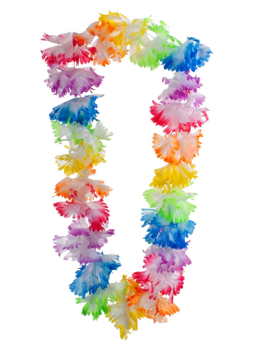 Rainbow Flower Hawaiian Lei