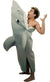 Novelty Shark Attack Victim Adult's Animal Costume - Main Image