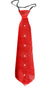 Image of Flashing Sequinned Light Up Red Novelty Neck Tie