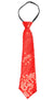 Image of Sequinned Red Adults Tie Costume Accessory