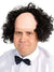 Curly Black Receding Hair Line Costume Wig for Men