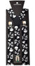 Adults Black and White Skull Costume Accessory Suspenders