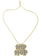 Gold and Silver Glitter Hip Hop Chain Necklace Main Image