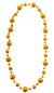 Image of Shiny Gold 1970s Disco Ball Costume Necklace