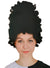 Women's Really Tall Curly Black Beehive Costume Wig