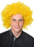Adults Yellow Curly Clown Wig Circus Costume Accessory - Main Image
