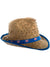 Brown Straw Fedora Australia Day Hat With Australian Flag Band Australia Day Merchandise - Main Image