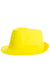 Bright Neon Yellow Adult's 1920's Gangster Fedora Costume Hat