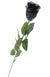 Long Stemmed Black Rose Halloween Accessory View 1