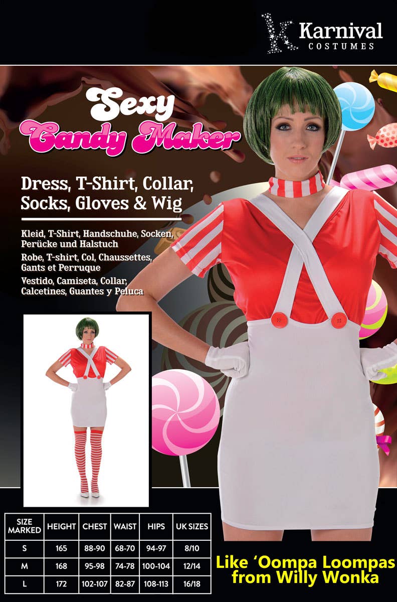 Women's Sexy Oopa Loompa Costume Alternative Image