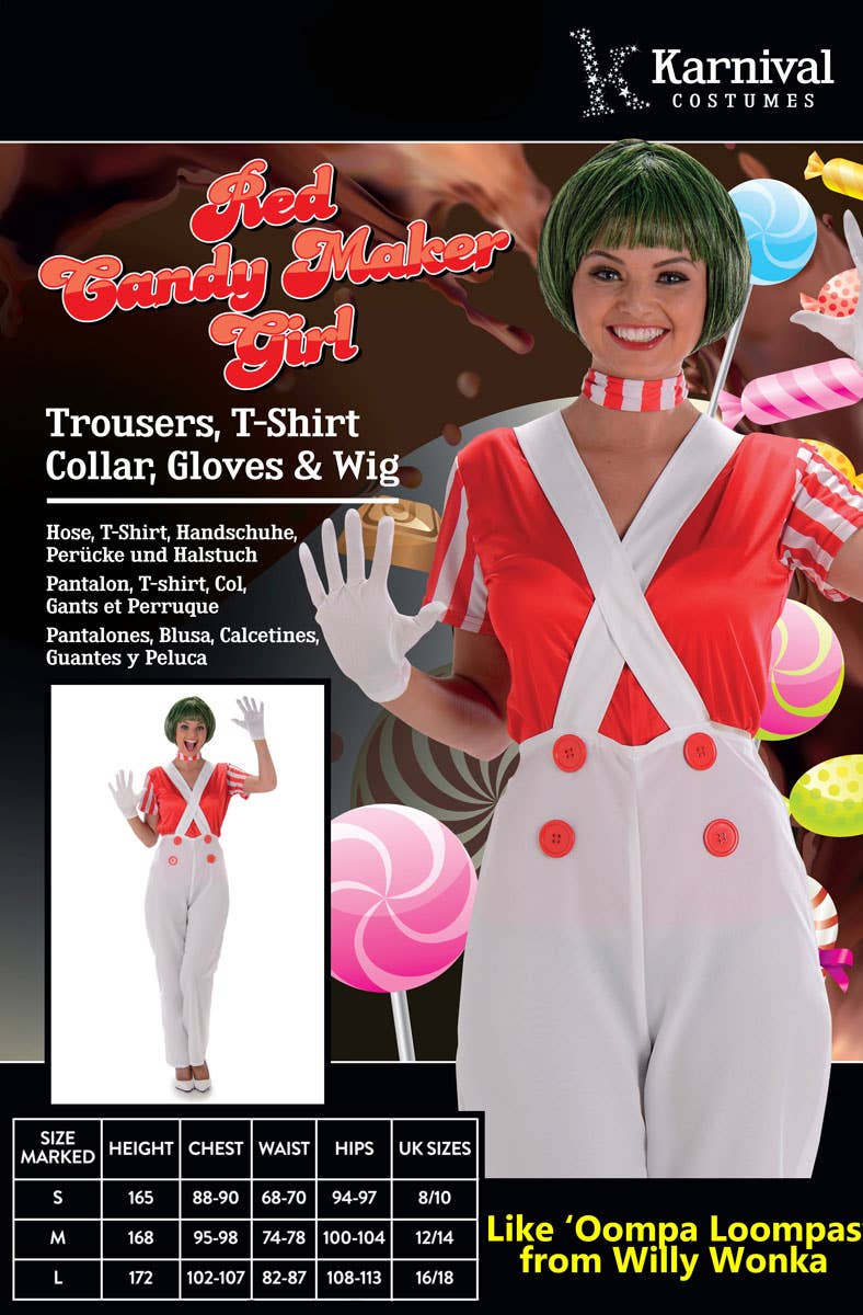 Candy Maker Women's Oompa Loompa Costume Alternative Image