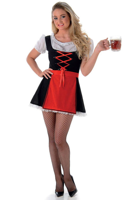 Women's Sexy German Waitress Costume Main Image