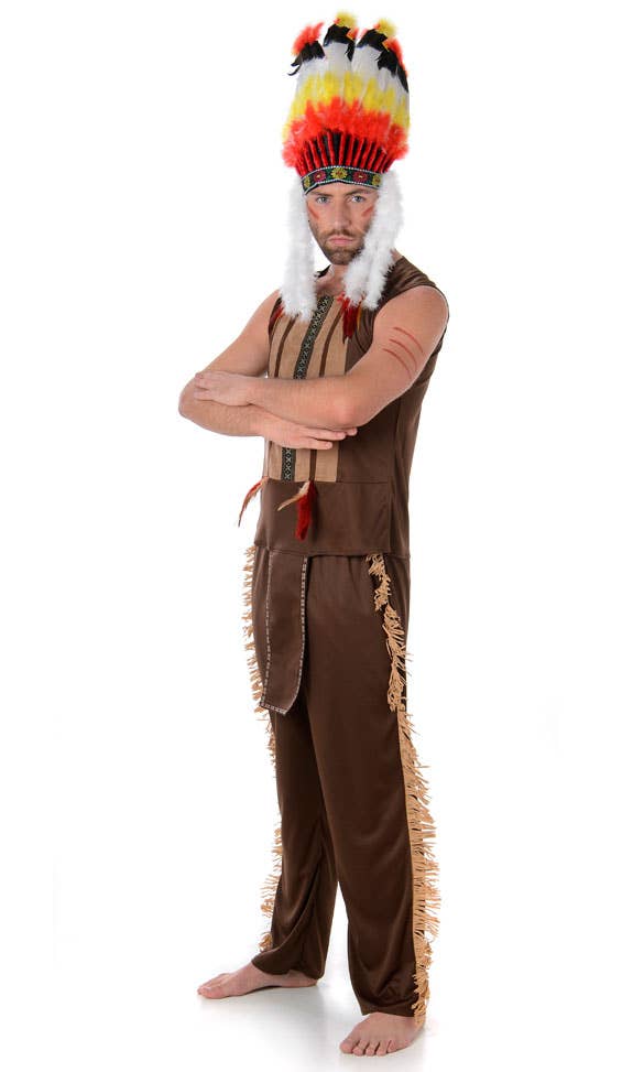 Village People Men's American Indian Costume Alternate Image 2
