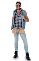 Construction Worker Men's Fancy Dress Costume Main Image