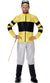 Men's Yellow Jockey Fancy Dress Costume Main Image