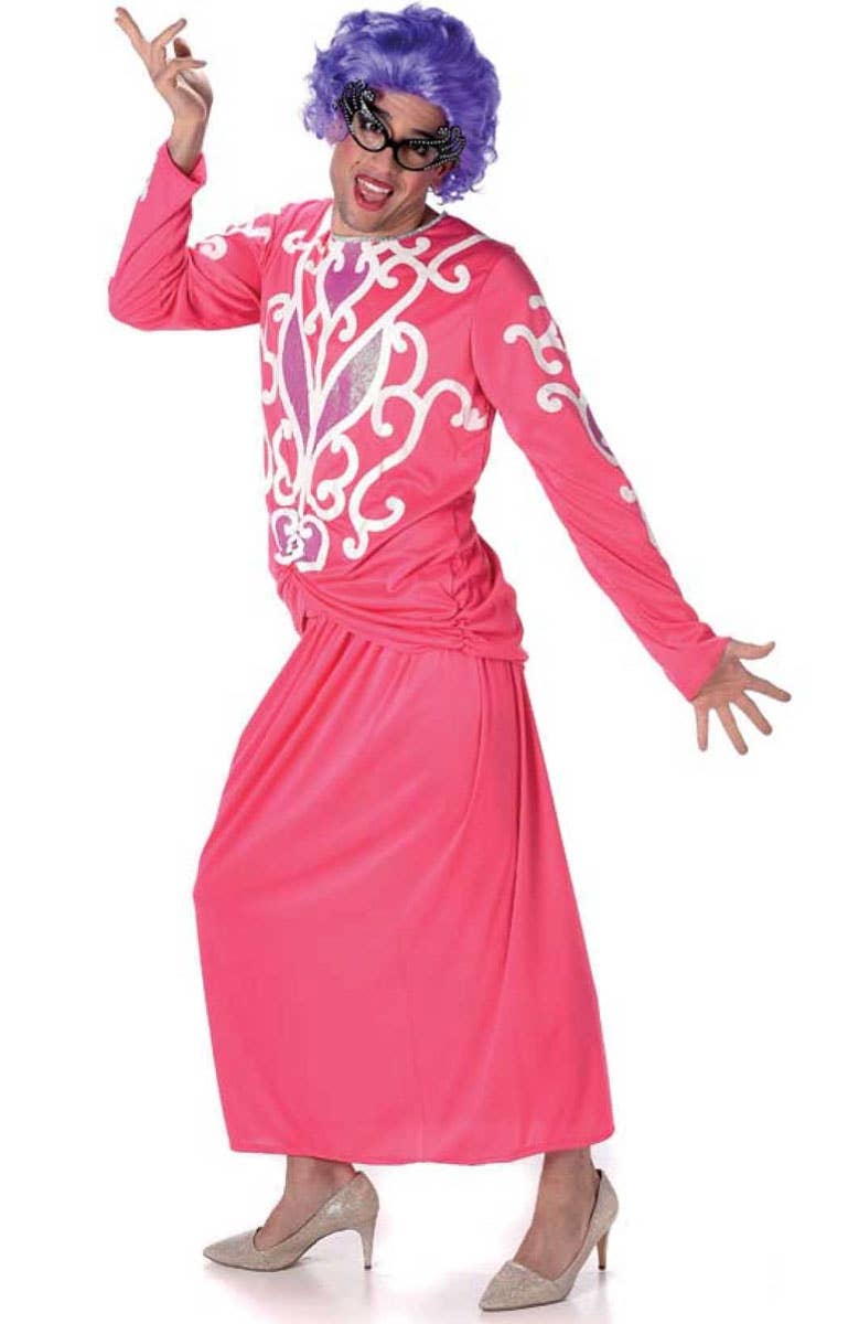 Aussie Icons Costumes Dame Edna Everage Men's Fancy Dress Costume - Main Image