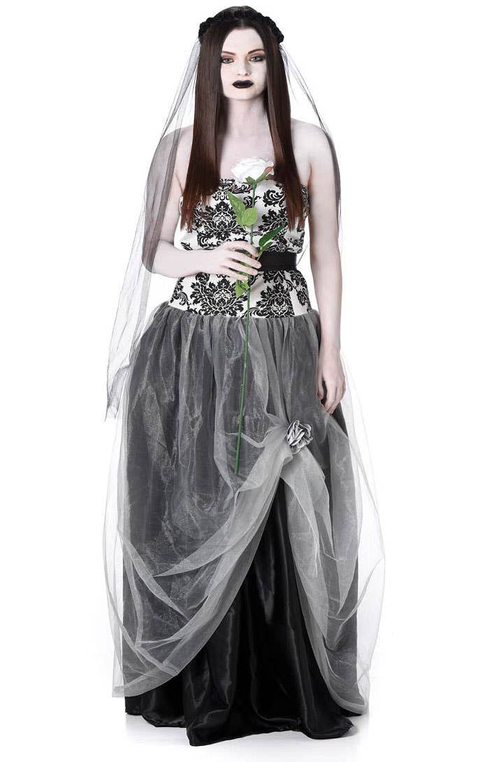 Gothic Dead Bride Womens Halloween Costume