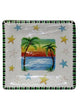 10 Pack Hawaiian Beach Themed Party Plates