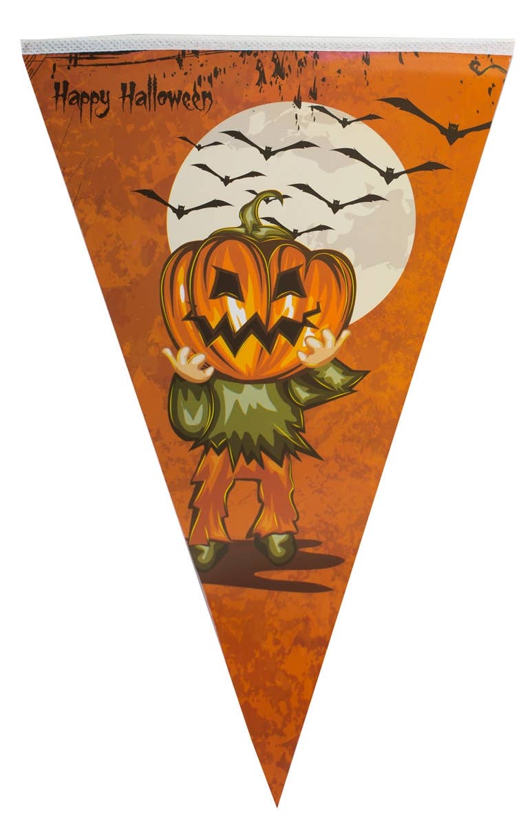 Pumpkin Happy Halloween Bunting Decoration