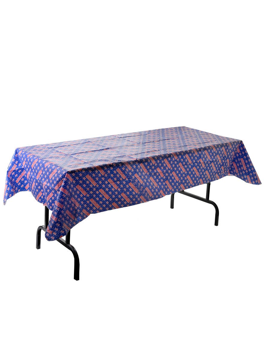 Large 175x130cm Blue Australia Day Aussie Flag Table Cloth 