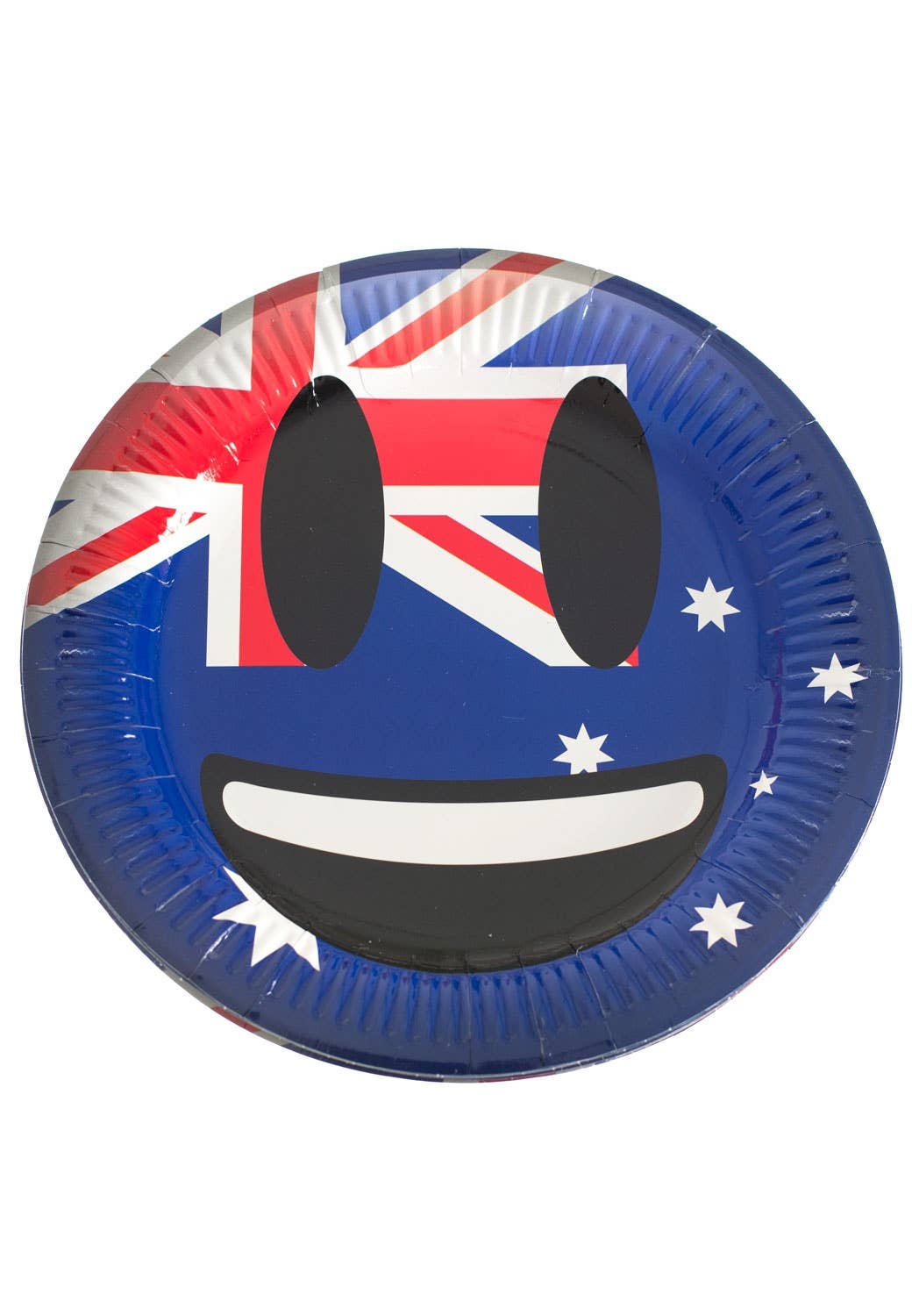 Happy Smiley Emoticon Australia Theme Paper Party Plates