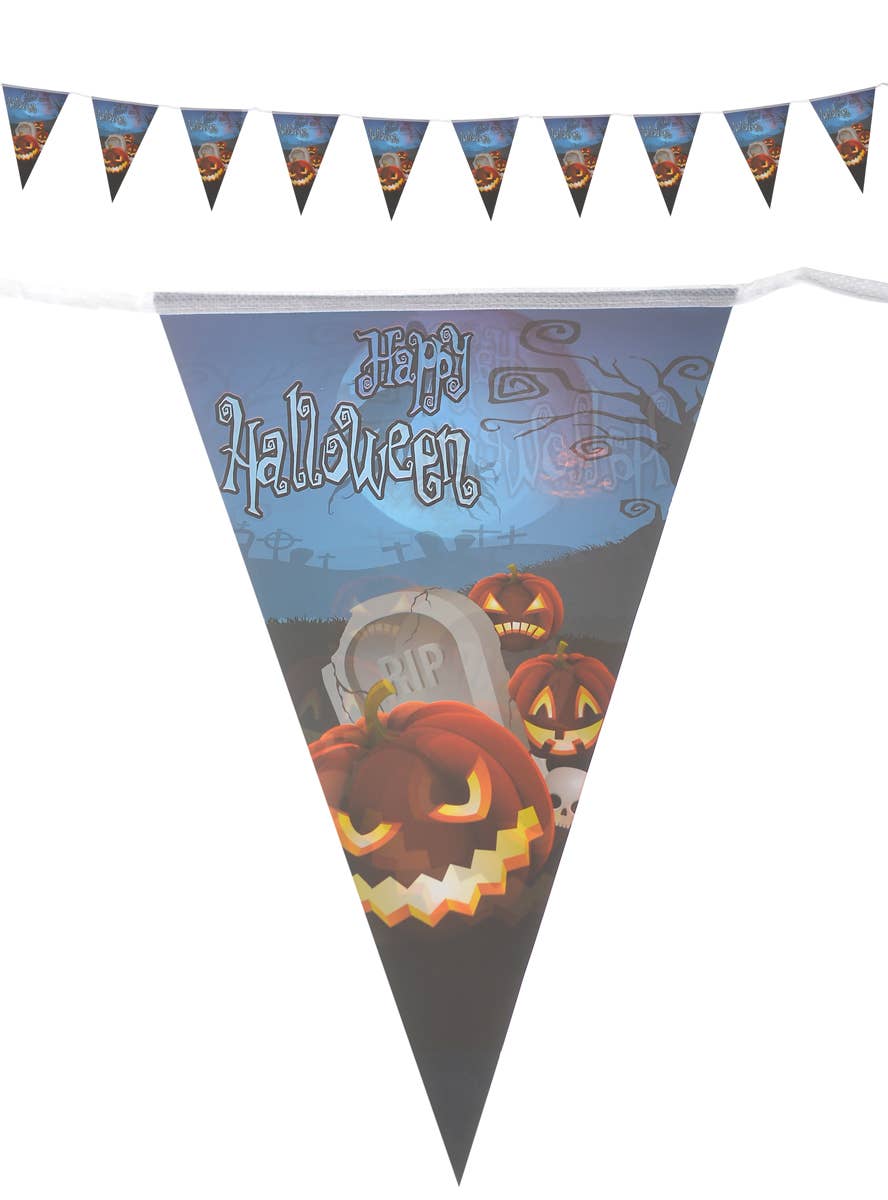 Happy Halloween Pumpking Bunting Decoration Main Image