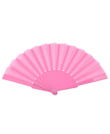 Hand Held Pink Geisha Costume Fan