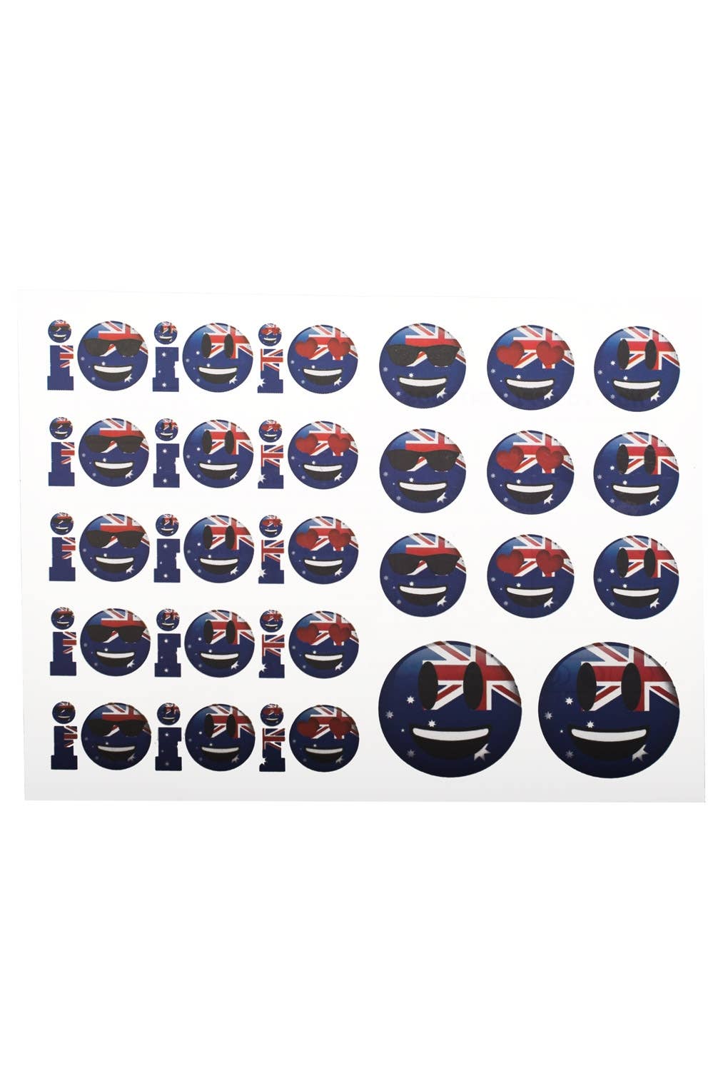 Aussie Flag Oi Oi Oi Australia Day Temporary Fake Tattoos