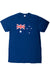 Blue Men's Adult's Australia Day Clothing Australian Flag T-Shirt - Main Image