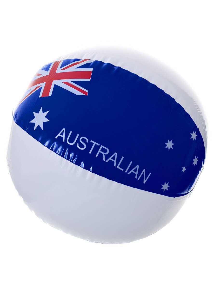 Novelty Beach Ball with Aussie Flags Australia Day Merchandise - Main Image