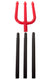 Classic Red Devil Pitchfork Halloween Accessory