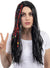 Womens Black Hippie Wig with Beaded Braids