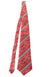 Adult's Red and Green Christmas Tie with Christmas Lights