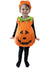 Image of Happy Orange Pumpkin Kids Halloween Costume - Front Image